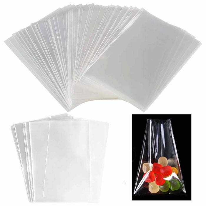 500 Clear Poly Bags Candy Cello Baggies Cookie Party Favor Gift Treat Loot 4"X6"