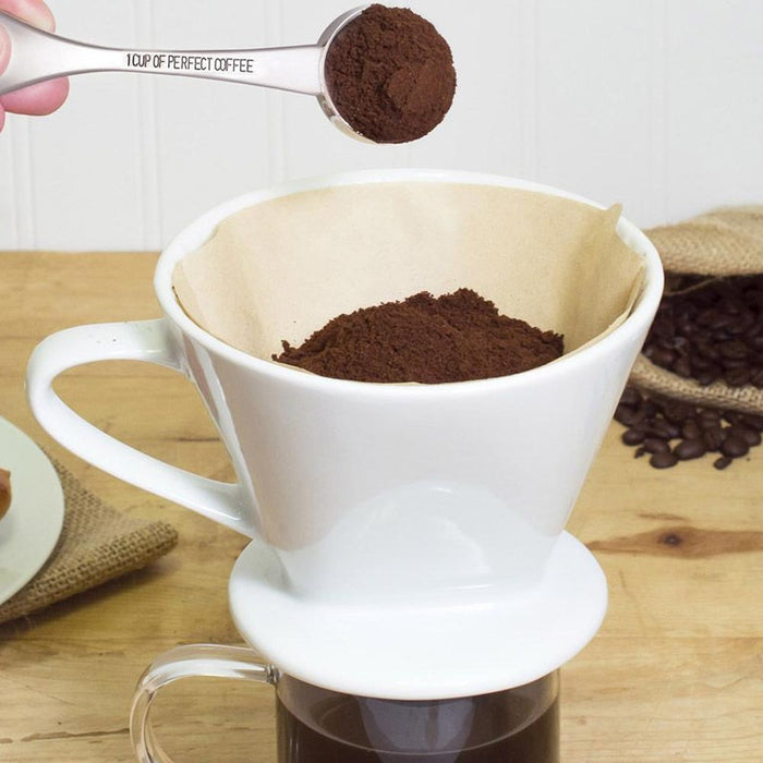Stainless Steel Coffee Scoop Exact Measuring 1 Cup Tablespoon Tea Sugar Flour