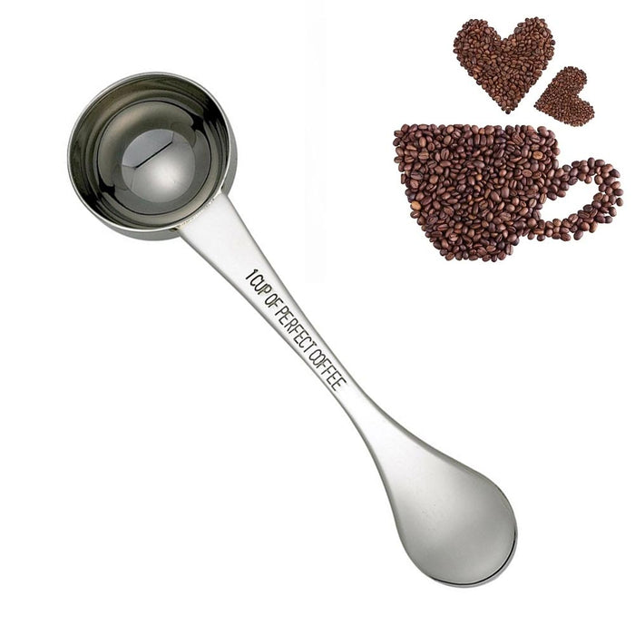 Stainless Steel Coffee Scoop Exact Measuring 1 Cup Tablespoon Tea Sugar Flour