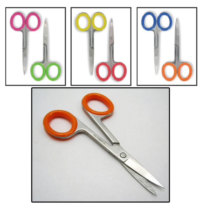 4pc Manicure Set Nail Kit File Clipper Tweezer Scissor Grooming Set Cutter Women