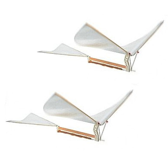 2 Rubber Band DIY Air Plane Ornithopter Birds Models Kites Toys Mechanical Wings