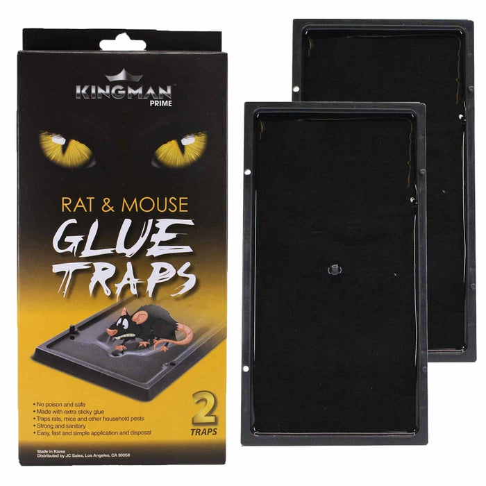 2 Mouse Glue Traps Sticky Boards Rat Mice Rodent Insect Medium EPA 84233-KOR-001