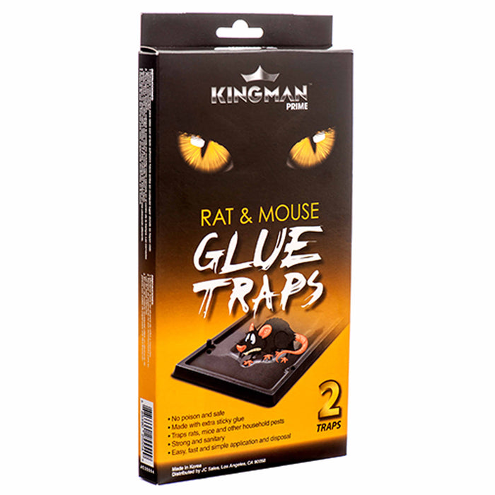6 Glue Traps Super Hold Sticky Boards Mouse Rat Rodent Insect Pest Trays Medium
