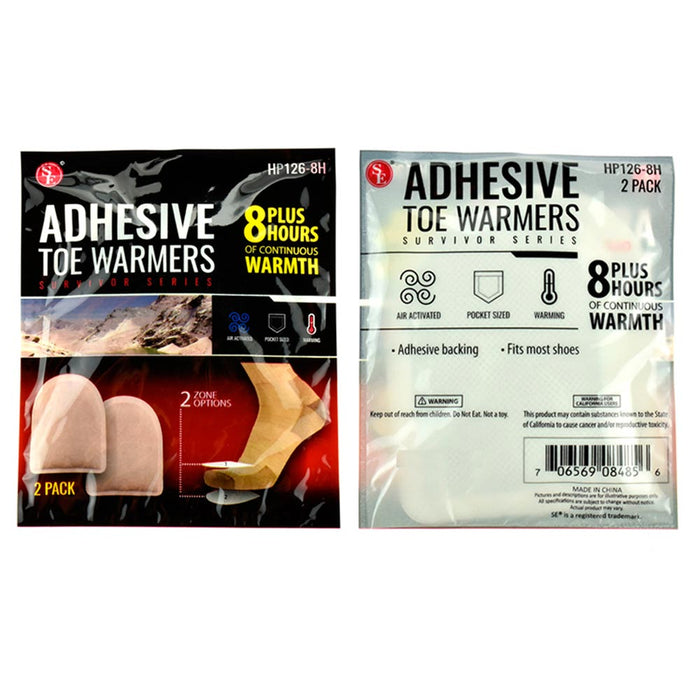 8 Pair Toe Foot Warmers Adhesive Long Lasting Safe Natural Air activated EXPIRED