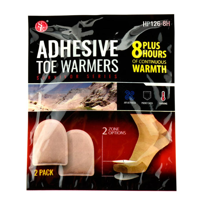 8 Pair Toe Foot Warmers Adhesive Long Lasting Safe Natural Air activated EXPIRED