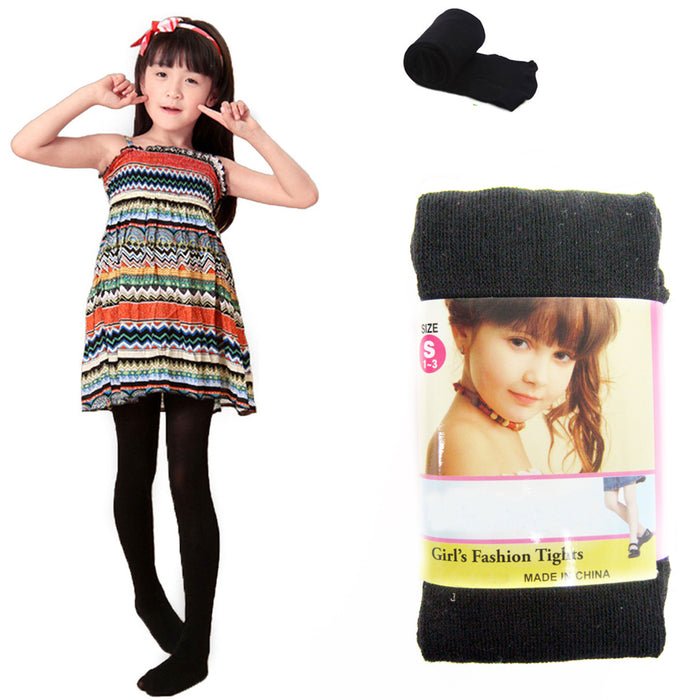 6 Pc Set Baby Kids Toddler Girls Stockings Socks Footed Tights Leg Warmer Small