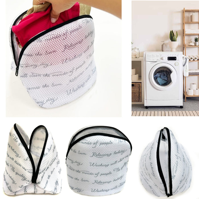 4 Pc Laundry Bags Lingerie Delicates Mesh Wash Clothes Bra Socks Undergarments