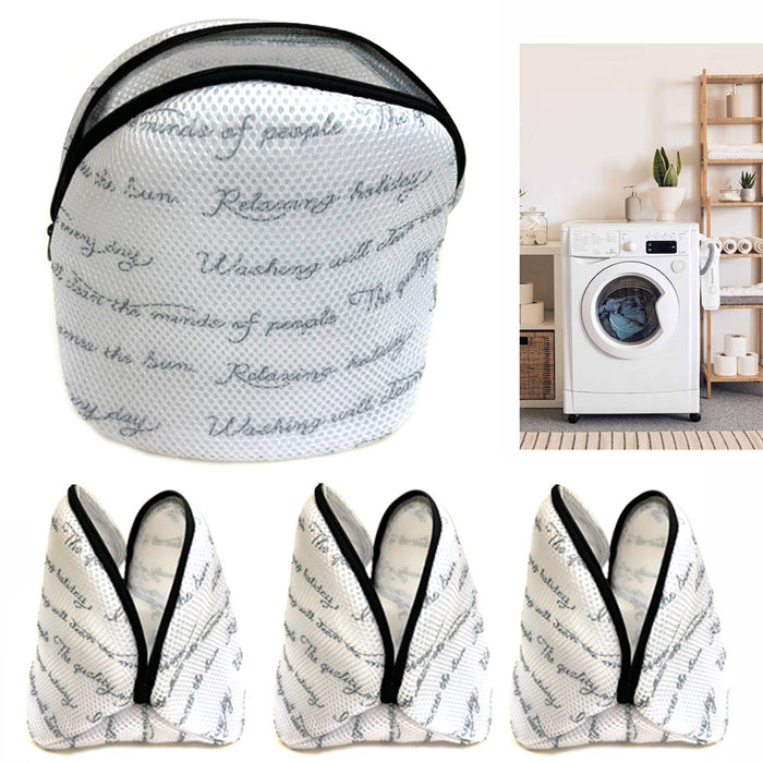 Set 4 Bra Wash Bag Mesh Lingerie Laundry Bags Delicates Bra Underwear Intimate