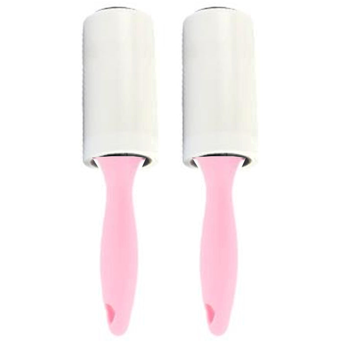 2 Pack Lint Roller Laundry Clothes Fuzz Pet Hair Garment 75 Sheet Each Adhesive