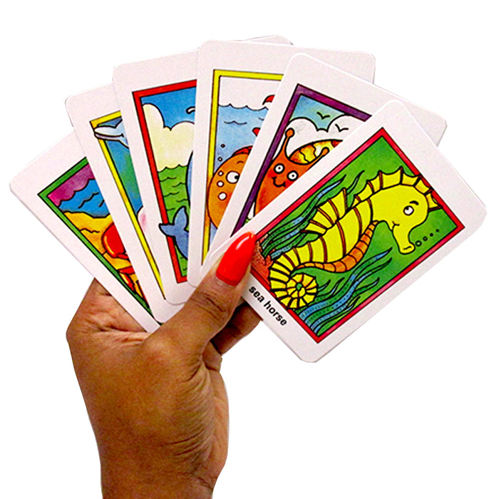 4 Pc Classic Card Games Assorted Childrens Crazy 8s Go Fish Hearts Old Maid Kids