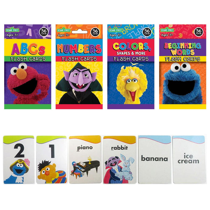 3Pk Early Learning Flash Card First Word Number Colors ABC Kids Educational Game