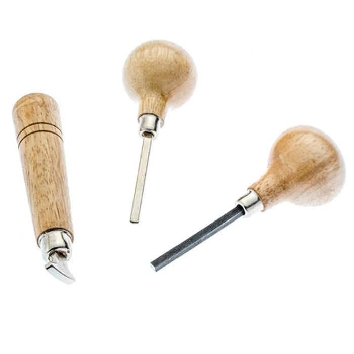 Stone Setting Tools Jewelry Stone Prong Pusher Bezel Pusher & Roller Set of 3