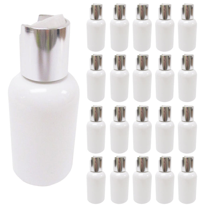 20 Pc Refillable Soap Dispenser Bottle Sanitizer Empty Plastic Jar Cream 2oz