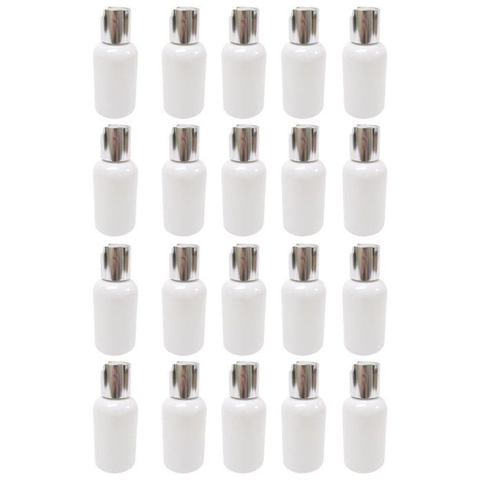 20 Pc Refillable Soap Dispenser Bottle Sanitizer Empty Plastic Jar Cream 2oz