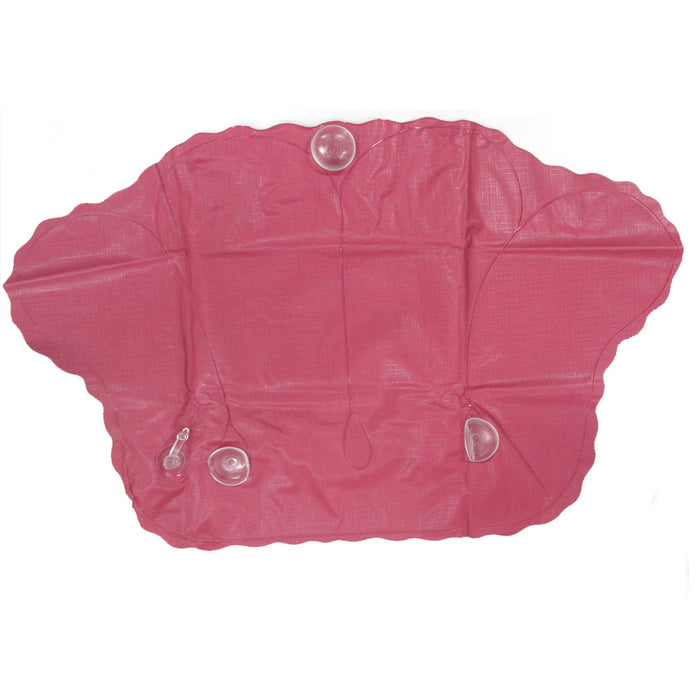 1 Vinyl Inflatable Bubble Bath Tub Pillow Shell Shape Neck Spa Cushion Hot Tub