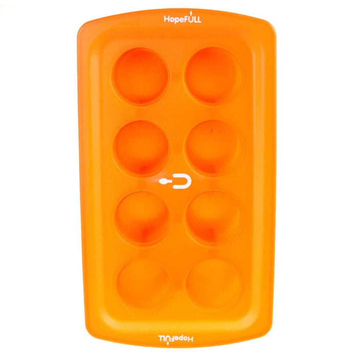 1 Pk Silicone Frozen Ice Cream Mold Juice 8 Popsicle Maker Cake Pop Round Mould