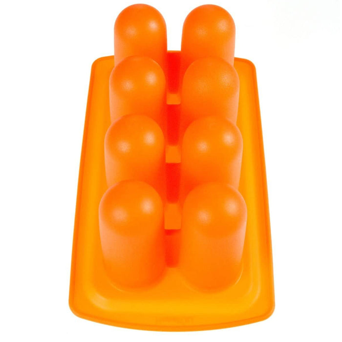 1 Pk Silicone Frozen Ice Cream Mold Juice 8 Popsicle Maker Cake Pop Round Mould