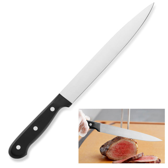 1 Heavy Duty Stainless Steel Carving Slicing Boning Knife 8" Sharp Meat Cutting