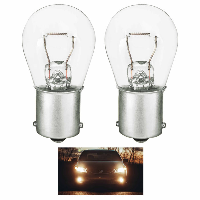 2 Pc Auto Bulbs Lights 21 Watts 12V Replacement Car Signal Corner Tail Brake