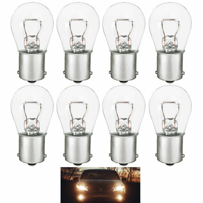 8 Auto Light Bulbs Vehicle Part Car Accessories Signal Tail Brake Lights 21W 12V