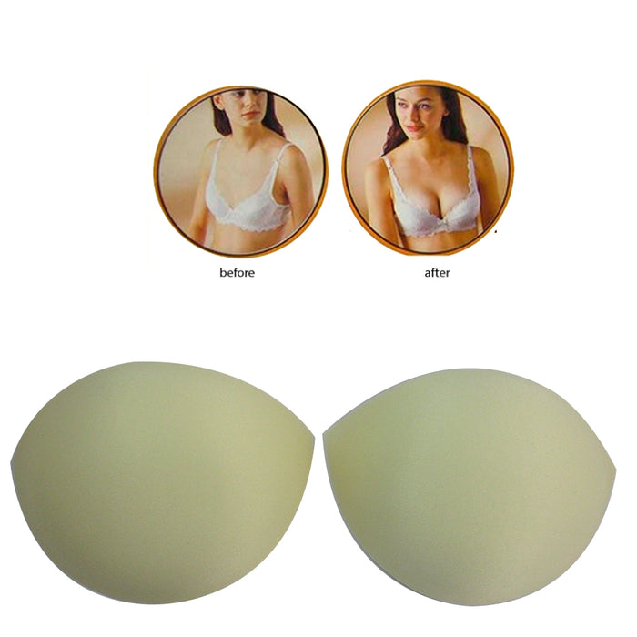 Pair Insert Push Up Foam Bra Cup A/B Pad Removal Bikini Tank Top Cami Shapewear