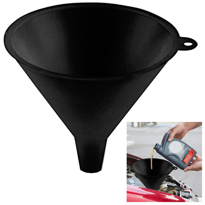 2x 8" Jumbo Plastic Funnel Tool Kitchen Garage Garden Engine Large Heavy Duty