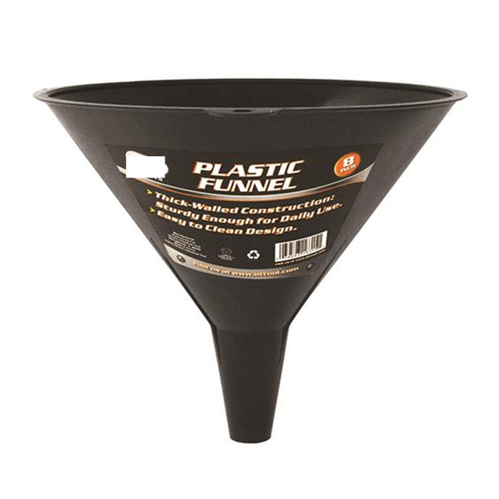 1x 8" Jumbo Plastic Funnel Tool Kitchen Garage Garden Engine Large Heavy Duty