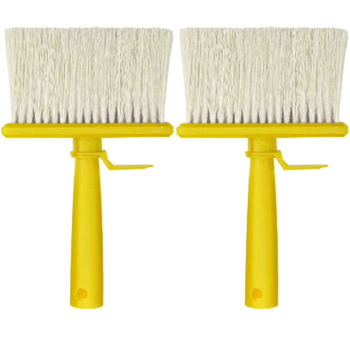 2 Masonry Brushes Smudge Emulsion Paint Water Brush Stain Cement Wall 5.1" Wide