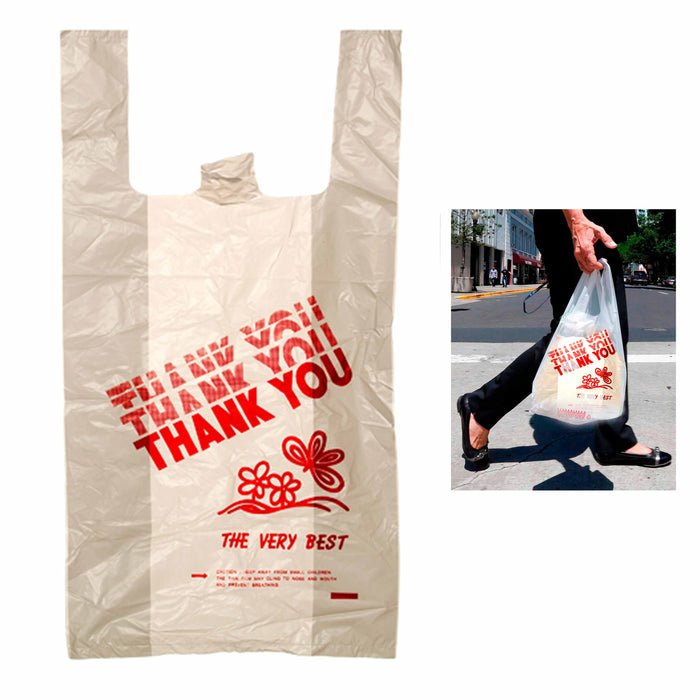 740 Thank You Retail Plastic Bags Grocery Bag Recyclable Supermarket Shopping