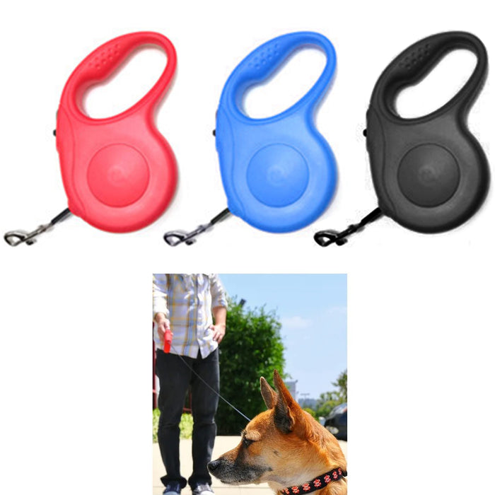 1 x Retractable Dog Leash Automatic 16.4ft Pet Collar Automatic Walking Lead