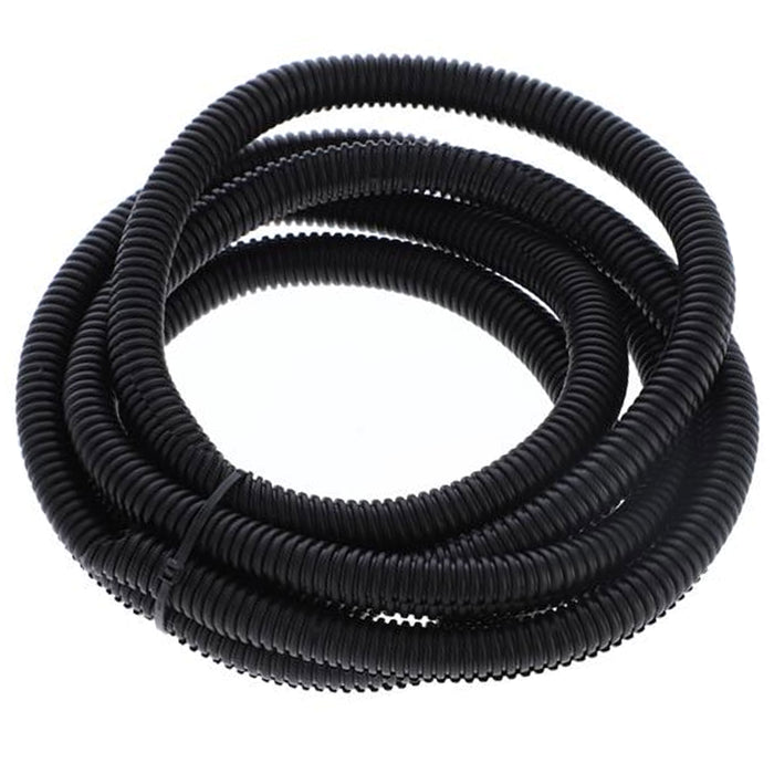 2 Pc Split Wire Loom Conduit Polyethylene Tubing Black Sleeve Tube 12 Ft 3/8"