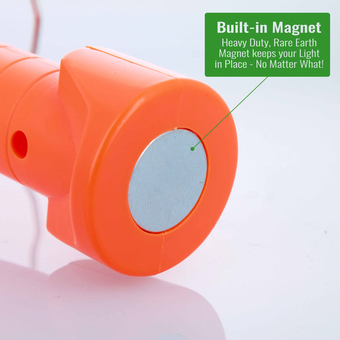 4 Magnetic COB LED Lantern Work Light Mechanic Trouble Lights 400 Lumen Bright