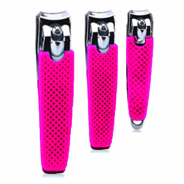 3 Pc Nail Clippers Pedicure Manicure Set Beauty Grooming Kit Case Tools Travel