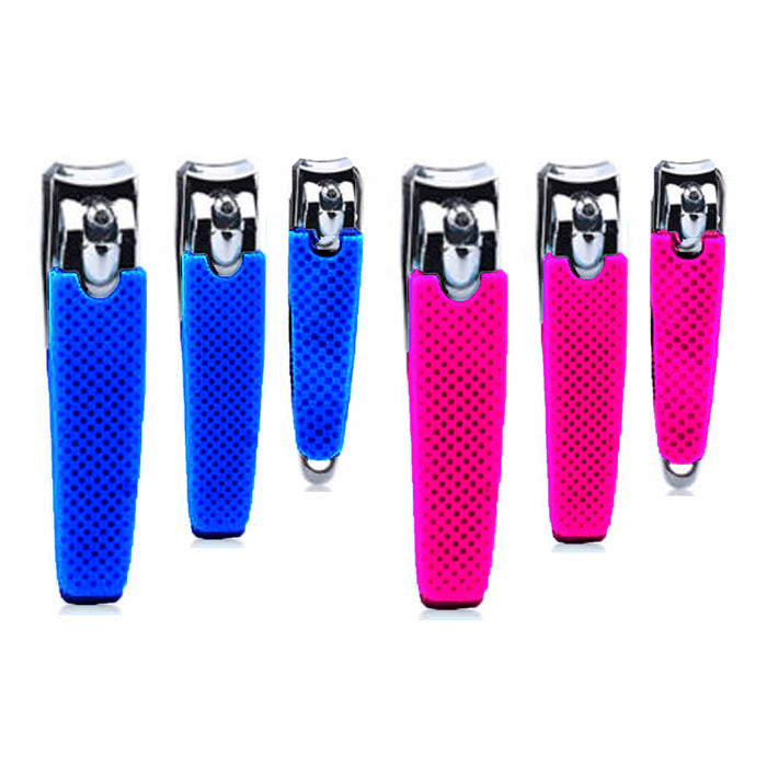 3 Pc Nail Clippers Pedicure Manicure Set Beauty Grooming Kit Case Tools Travel