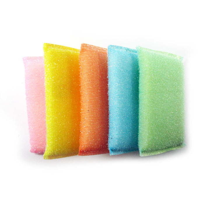 5 Quick Scrubbers Multipurpose Sponge Kitchen Cleaning Scratch Free Durable Pad