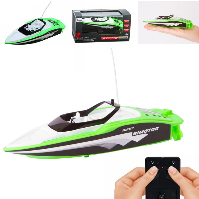 1 Electric High Speed Remote Control Racing Boat Adult Kids Race Float Water Toy