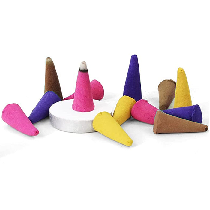 480 Pc Mixed Lot Incense Cones Assorted Fragrances Scents Burning Variety Pack