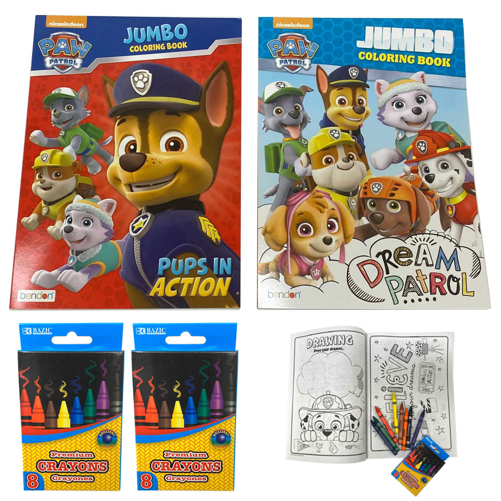 Paw Patrol Coloring and Activity Kit - Bundle with Paw Patrol Coloring Book,  Stickers, Paint, Activities, and More
