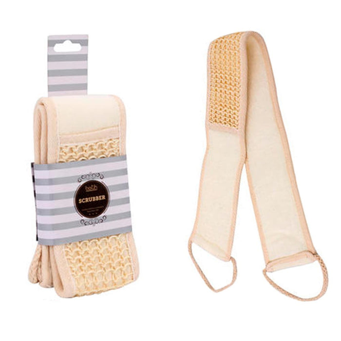 3 Pc Loofah Loofa Back Strap Exfoliating Body Bath Shower Sponge Bursh Scrubber