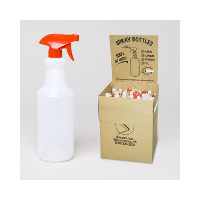 3 Pack Plastic Trigger Spray Bottle 32 oz Heavy Duty Chemical Resistant Sprayer
