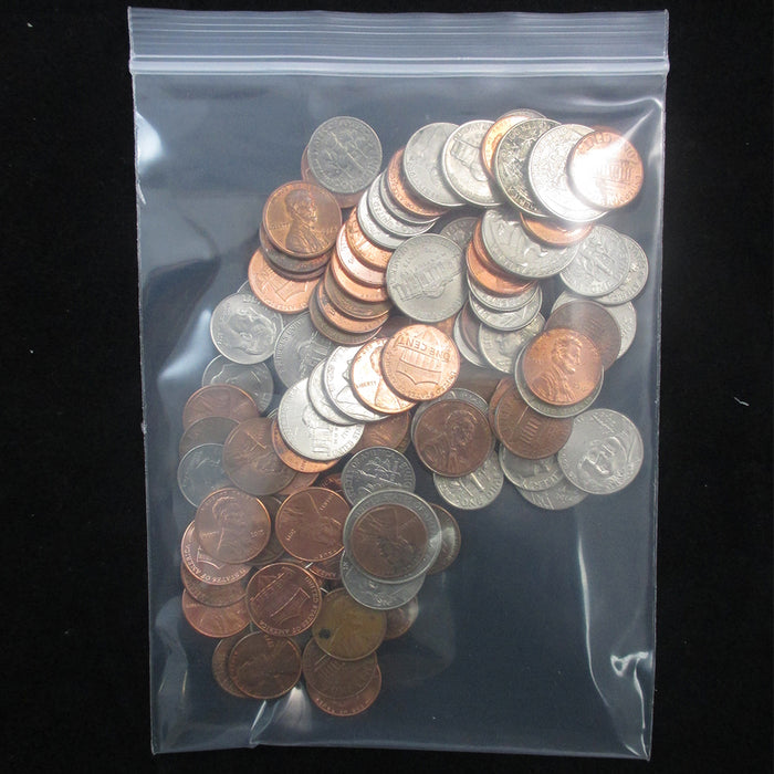 400 Pack 2 Mil Reclosable Zip Bags 5" x 7" Clear Poly Jewelry Baggies Wholesale