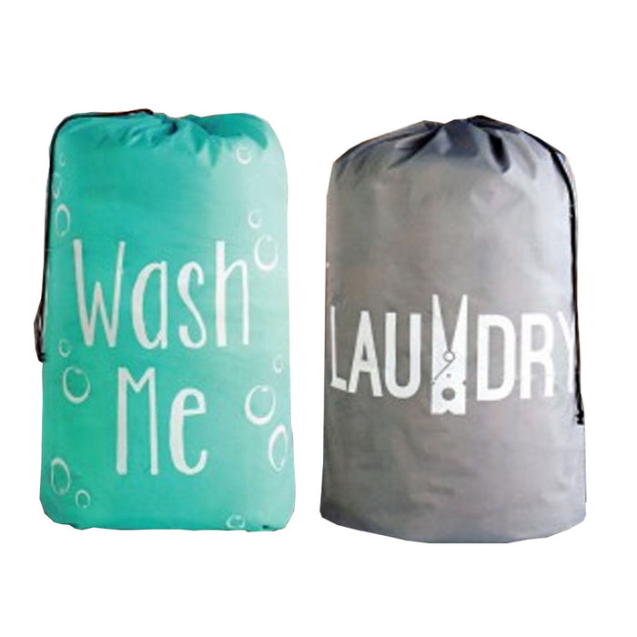 2 Laundry Bag Heavy Duty Commercial Nylon College Gym Jumbo Wash Clothes 22"x36"