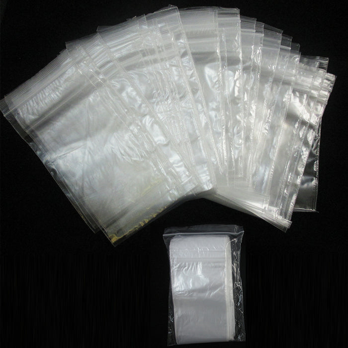 300 W 3"x5" H Poly Bags Baggies Seal Reclosable 2 Mil Plastic Clear