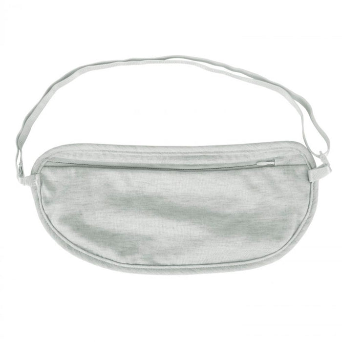 Travel Money Belt Waist Hidden Security Pouch Fanny Pack Safety Compact Bag Grey
