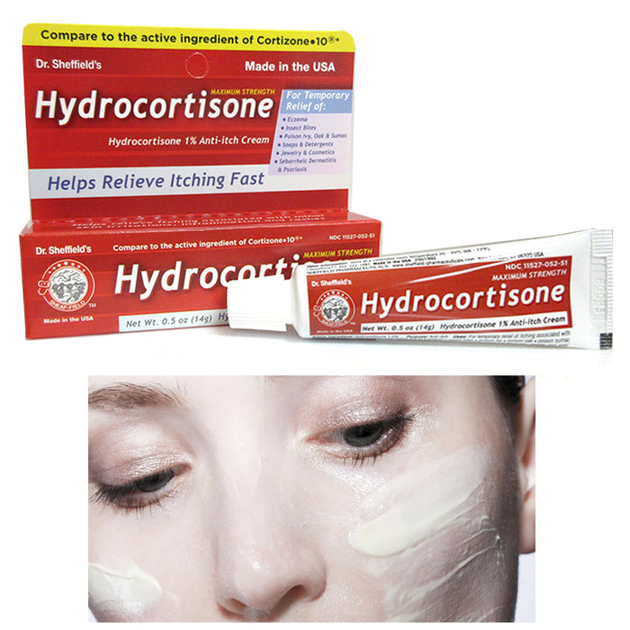 1 Pc Hydrocortisone Cream Ointment Maximum Skin Protectant Rash Itchiness Relief