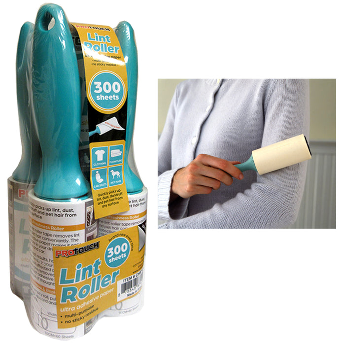 5 Pack Lint Rollers Remover Pet Hair Sticky Clothes Carpet Dog Cat Hair Remover