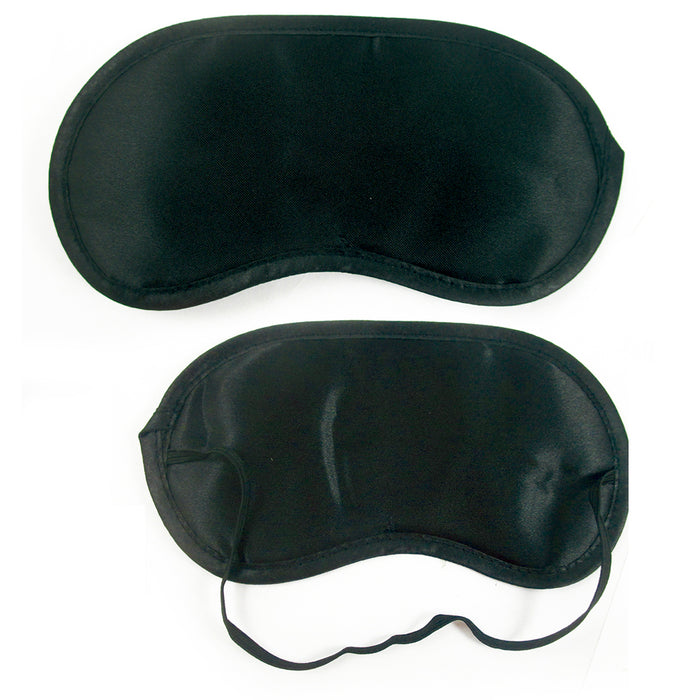 Sleep Eye Mask Silk Travel Shades Blindfold Black Sleeping Aid Cover Eyeshades !