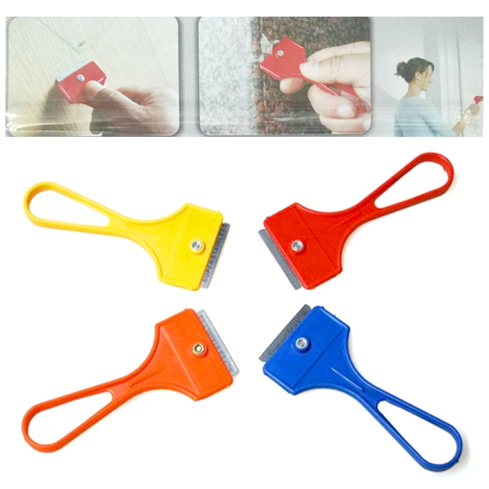 8 Pc Mini Razor Edge Cutter Glass Scraper Blades Single Handle Wall Knife Paint
