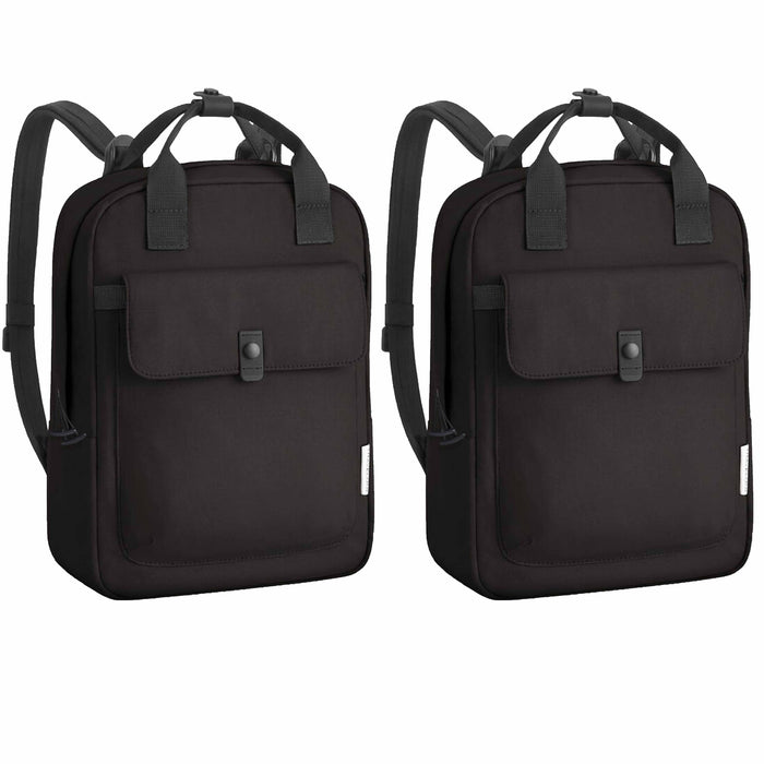 2 Travelon Anti Theft Travel Backpack Outdoor Messenger Bookbag Waterproof Gift