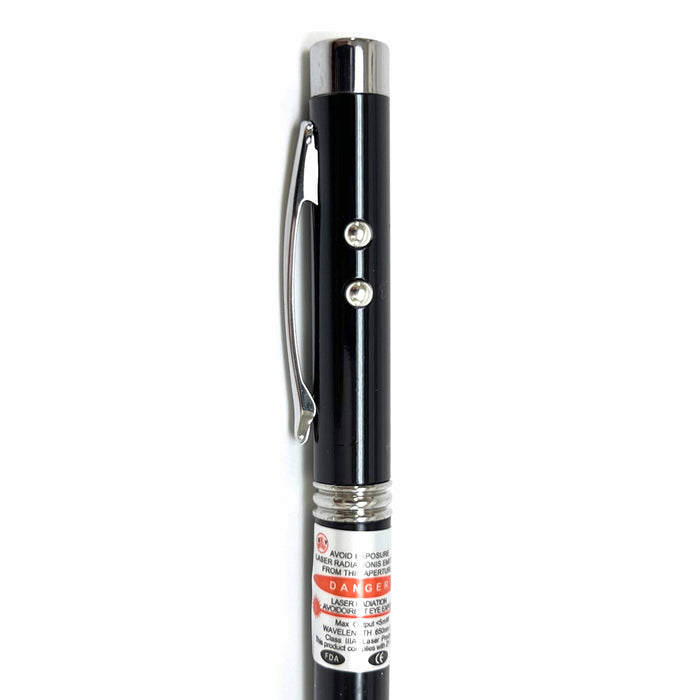 4 Pc Laser Pen Pointer Ballpoint Writing LED Flashlight Beam Light Interactive